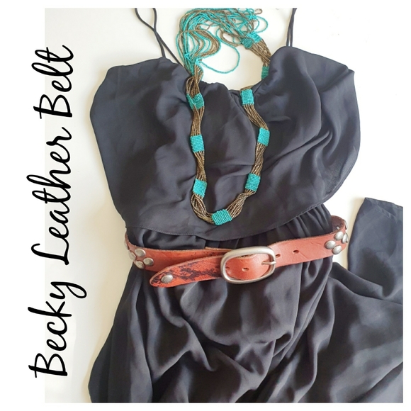 ??Vintage Style Geniune Leather Belt main image 15